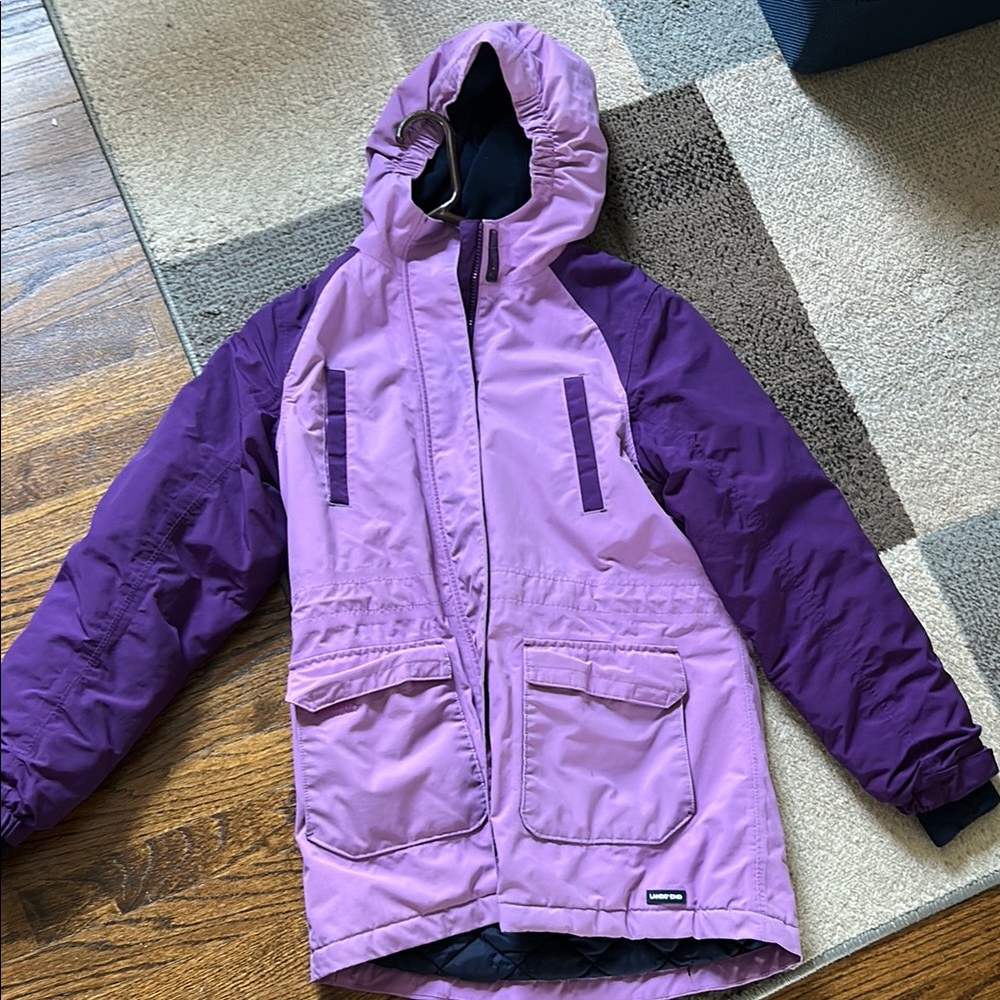 Lands' End Lavender Jacket kids size 16/XL